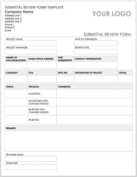 Free Construction Submittal Templates | Smartsheet