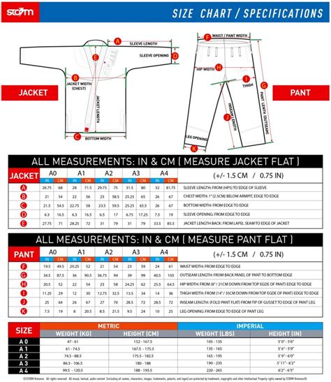 The Definitive Guide to the BJJ Gi Size Chart - Attack The Back