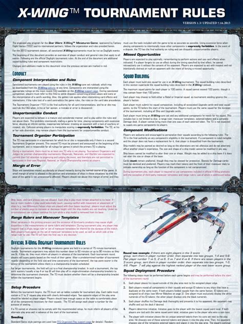 X-Wing-Tournament-Rules.pdf | Tournament | Gaming