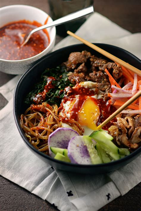 Korean Bibimbap Bowls - Simple Seasonal