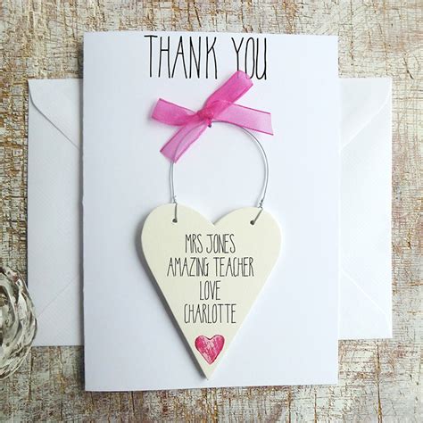 Thank You Card For Teacher Handmade