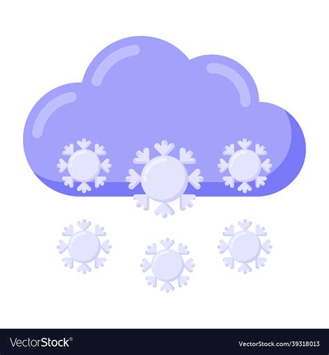 Snow falling Royalty Free Vector Image - VectorStock