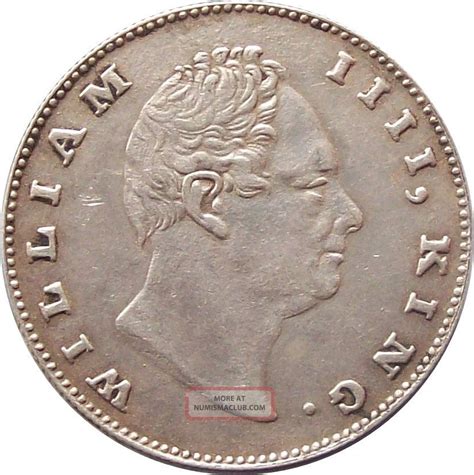 British East India Company 1 - Rupee Silver Coin William 1835 Ad Km ...