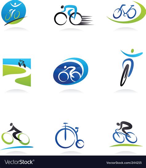 Cycling Royalty Free Vector Image - VectorStock