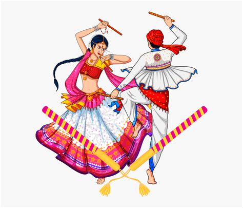 Playing Garba, HD Png Download - kindpng