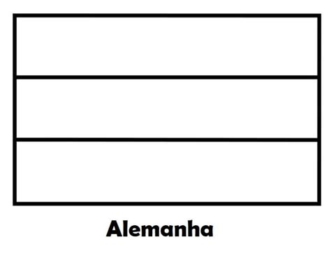 Desenhos de Bandeira da Alemanha Imprimível para Colorir e Imprimir - ColorirOnline.Com