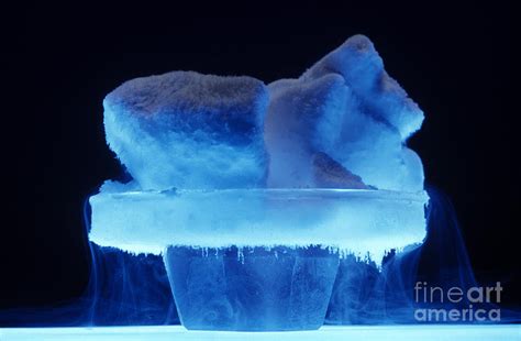 Dry Ice Sublimating Photograph by Charles D Winters - Pixels