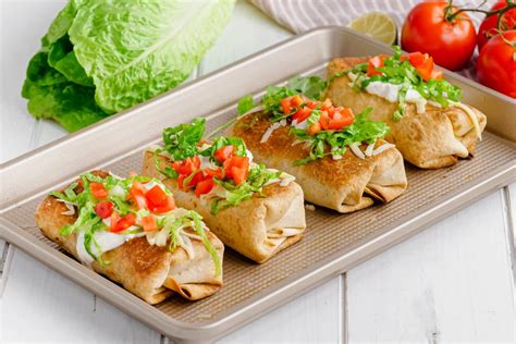 Baked Chimichangas - Easy Peasy Meals