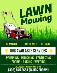 200+ lawn mowing Customizable Design Templates | PosterMyWall