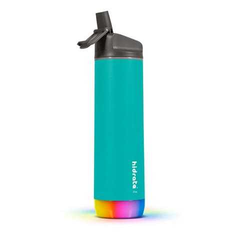 Hidrate Spark STEEL Smart Water Bottle, 21 oz., Straw, Sea Glass, Track ...