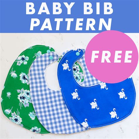 Baby Bib Pattern - FREE Sewing Pattern in Four Sizes! - Coral + Co.