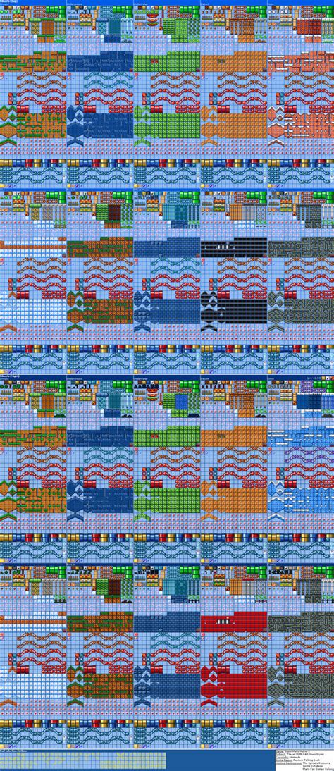 All SMM2 SMB1 All-Stars Style Tilesets by CrazySuriGamer on DeviantArt