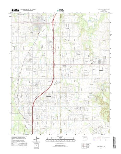 MyTopo Collinsville, Oklahoma USGS Quad Topo Map