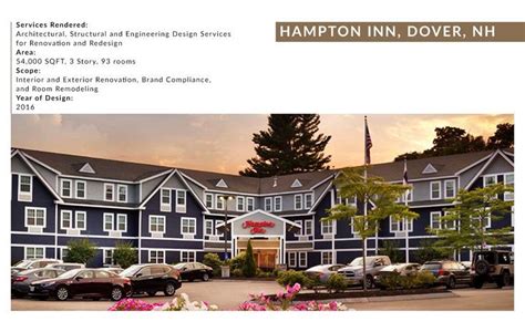 Renovation and Remodelling of Hampton Inn at Dover, NH by Russell and ...