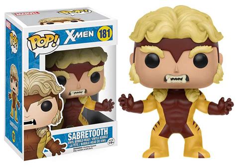 Funko Marvel X-Men Funko POP Marvel Sabretooth Vinyl Bobble Head 181 - ToyWiz