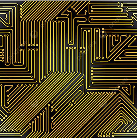 Computer Circuit Board Seamless Pattern Background Geometric Microchip Vector, Background ...