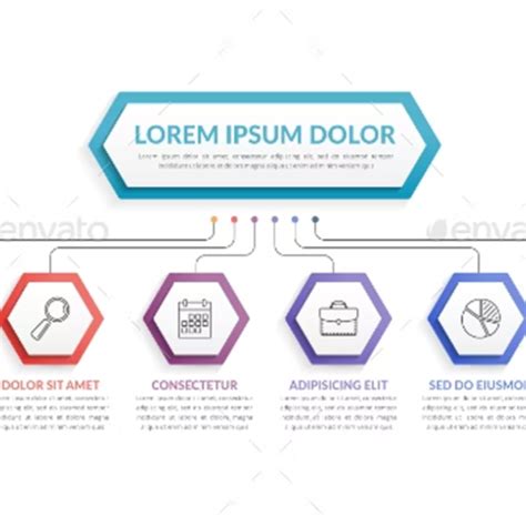 Infographic Template With Six Steps – MasterBundles