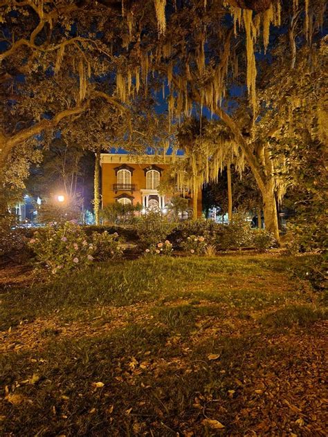 Mercer House, Savannah Georgia. Midnight in the Garden of Good and Evil Stock Image - Image of ...