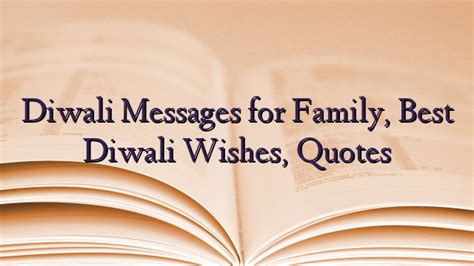 Diwali Messages for Family, Best Diwali Wishes, Quotes - TechNewzTOP