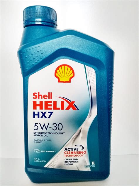 Shell Helix HX7 5W-30 (SL/CF; A3/B3/B4; JASO SG+; MB-229.3; VW 502.00/505.00) - Shell - Форум ...