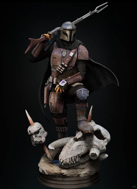 The Mandalorian classic armor Din Djarin 3d printing star wars 3D model ...