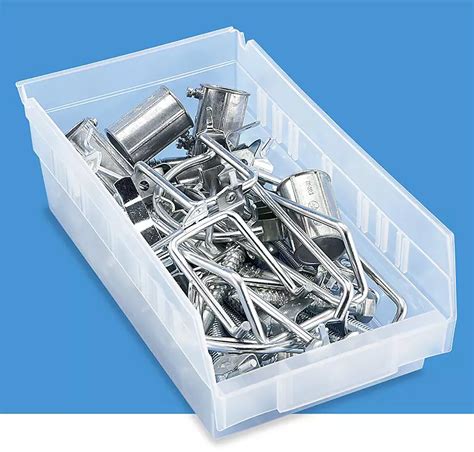 Clear Plastic Shelf Bins in Stock - ULINE