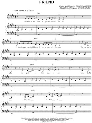 Gracie Abrams Piano Sheet Music Downloads from "Gracie Abrams - minor ...