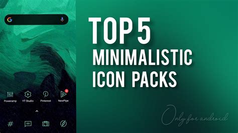 Best icon pack Minimal for android....... - YouTube