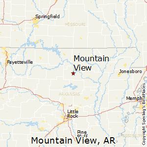 Mountain View Arkansas Map - Winne Karalynn