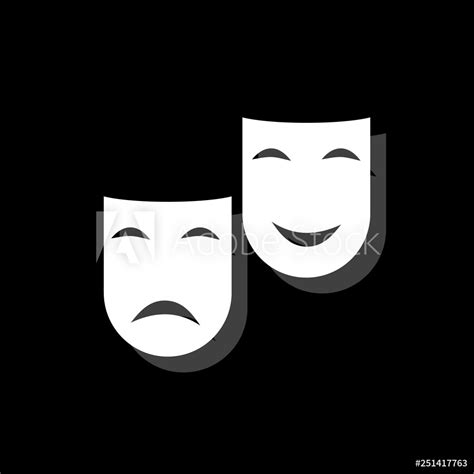 Comedy Tragedy Icon at Vectorified.com | Collection of Comedy Tragedy ...