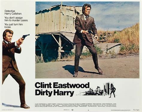 Clint Eastwood as Inspector Harry Callahan | Dirty Harry (1971) | Lobby ...