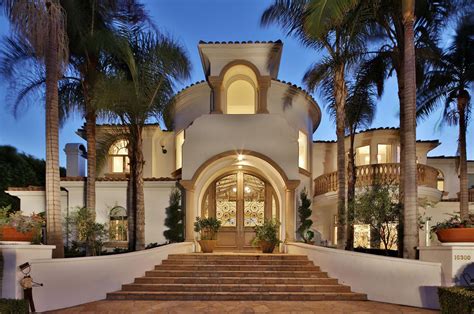 Luxury Spanish villa style estate home exterior #Spanishstyle | Spanish ...