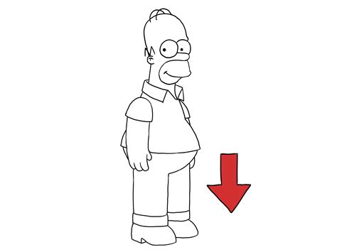 Dessin Homer Simpson