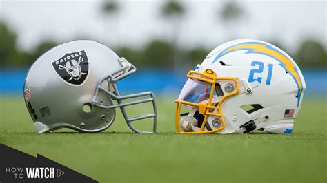 How to Watch Raiders vs. Chargers on October 4, 2021