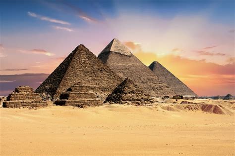 The Giza pyramid complex 4K UHD Wallpaper