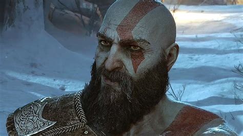 I found every time Kratos smiles in God Of War Ragnarok... - YouTube