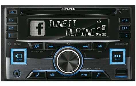 Alpine CDE-W296BT Double Din Car Stereo with Bluetooth | Car audio, Car ...