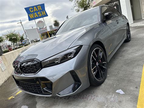 2023 BMW M340i Skyscraper Grey with paint-matched reflector deletes : r/BMW