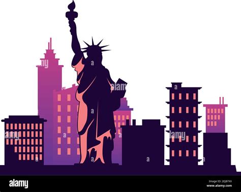 new york city architecture silhouette icon vector illustration design ...