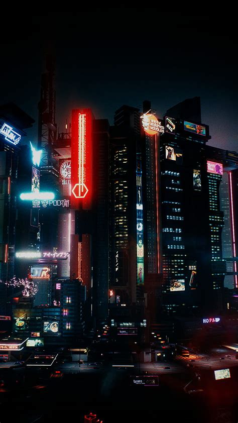 Ciudad de noche cp2077, cp 2077, cyberpunk, cyberpunk 2077, juego ...