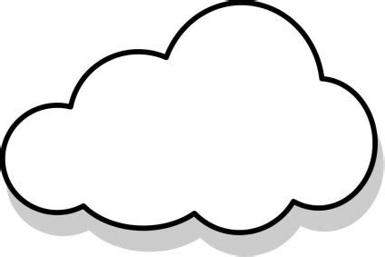 Cloud Outline Clip Art - ClipArt Best