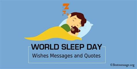 Happy World Sleep Day Quotes, Messages and Wishes 2021 | Quote of the ...