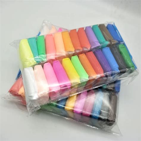 24/36 Colors With Tools Air Drying Super Light Plastic Clay Colorful ...