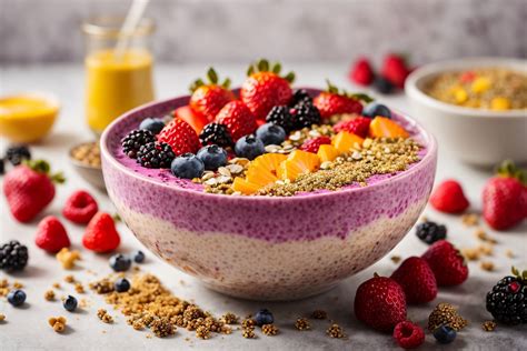 Oatmeal With Fruits And Berries Free Stock Photo - Public Domain Pictures