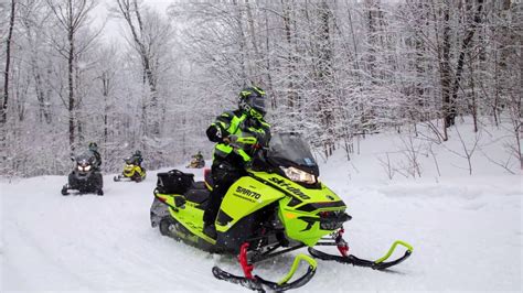 Muskoka Ontario Snowmobiling HD 1080p - YouTube