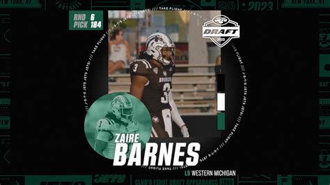 2023 Draft | Western Michigan LB Zaire Barnes Highlight