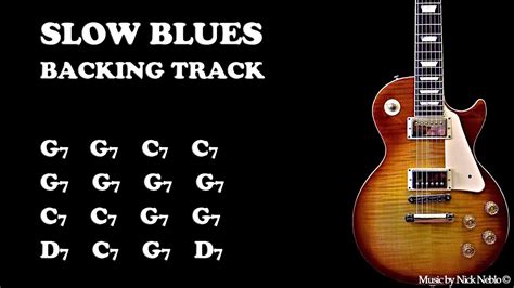 Slow Classic Blues Backing Track Jam in G Chords - Chordify