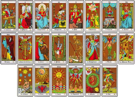 Arcanos mayores del Tarot de Oswald Wirth (1889 y 1966)