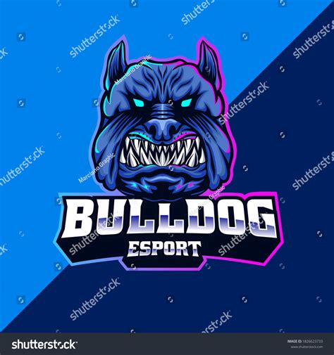 Bulldog mascot logo design. perfect for team - Royalty Free Stock Vector 1826623733 - Avopix.com