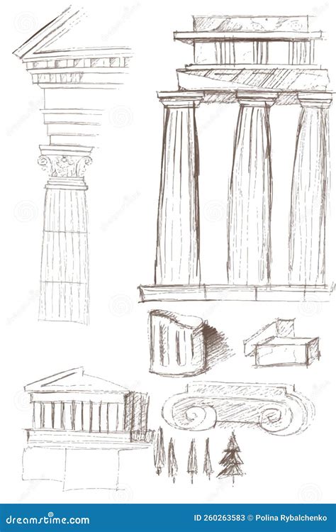 Roman Architecture Drawing